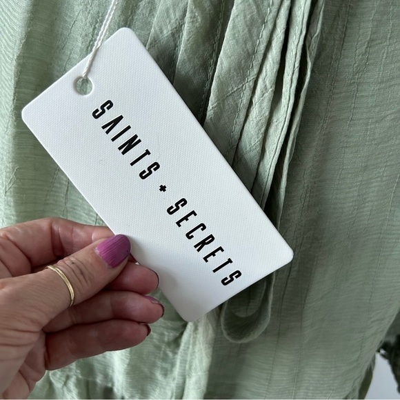 NWT Saints and Secrets Ruffled Up Mini Dress - Picture 10 of 10